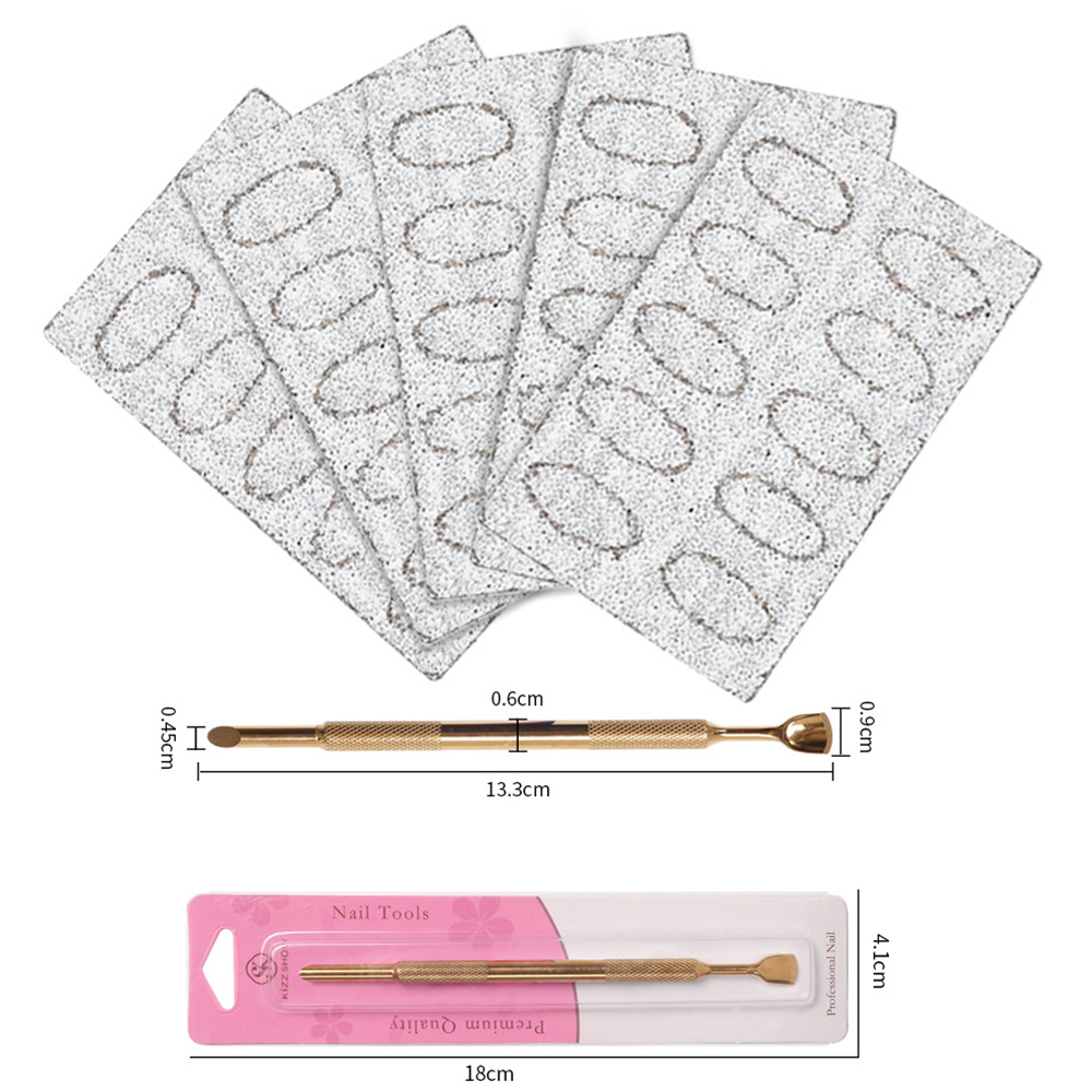 ステンレス鋼製蹄鉄型キューティクルプッシャー、丸型キューティ - Contour Palette Stick のレビューと価格