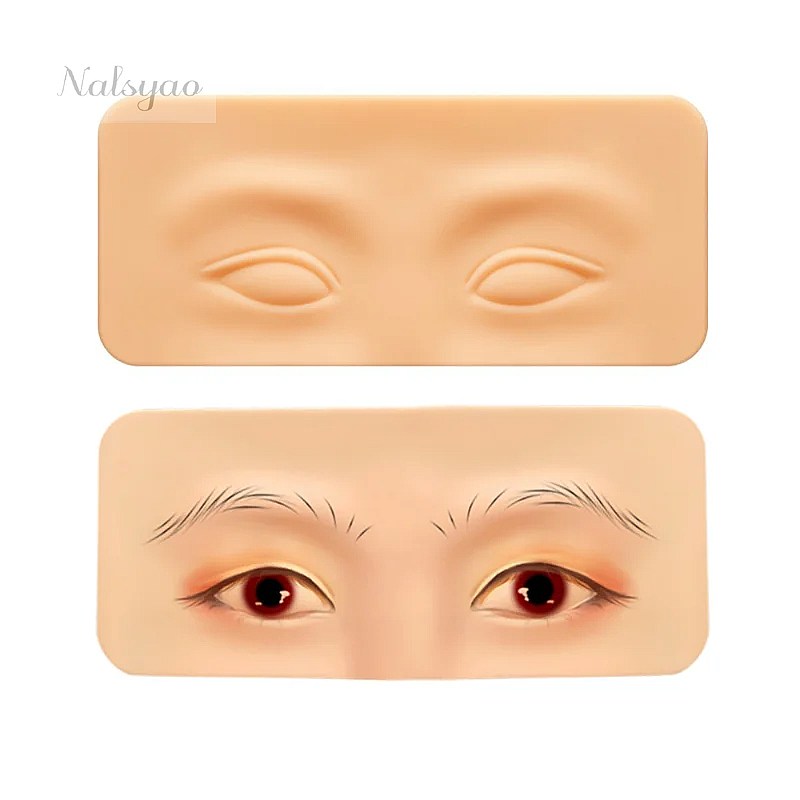 高級5Dシリコン製眉毛タトゥー練習用パッド。パーマネントメイ - Beauty Makeup Women のレビューと価格