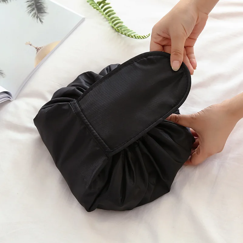 女性用ドローストリング付きコスメティックバッグ、旅行用収納、 - Beauty Makeup Women のレビューと価格