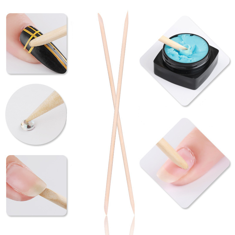 木製キューティクルトリマー,50/100個/バッチ,ダブルエ - Contour Palette Stick のレビューと価格