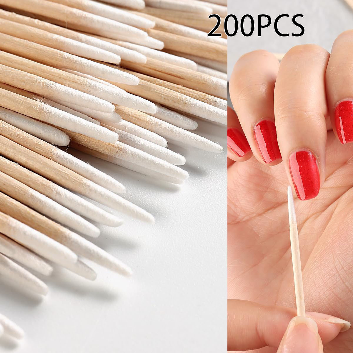 ネイルアート用の先のとがった綿棒,木製の綿棒,まつげスティッ - Contour Palette Stick のレビューと価格
