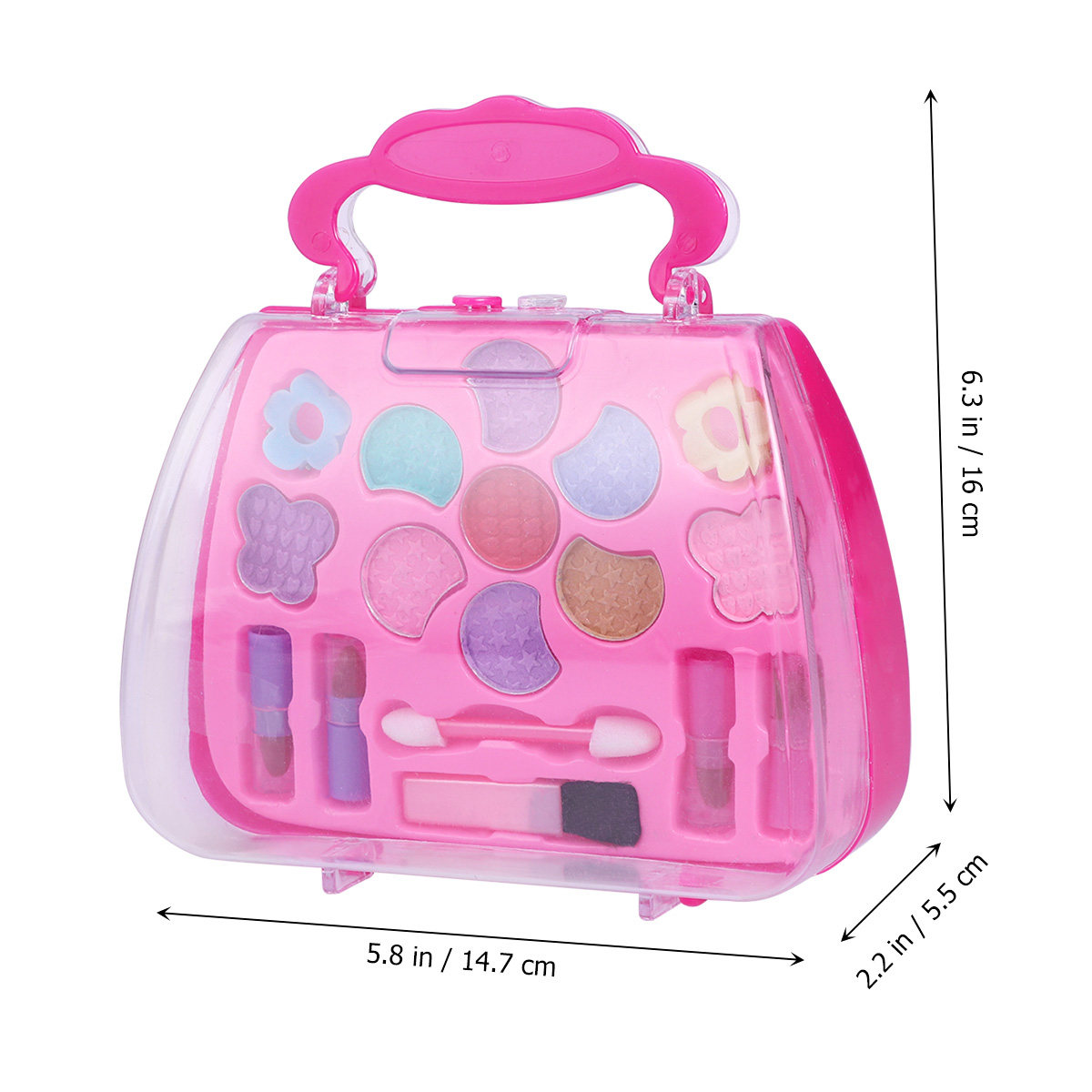 子供用メイクケース、いちごの形、女の子向け、旅行用、持ち運び - Beauty Makeup Vanity Set のレビューと価格