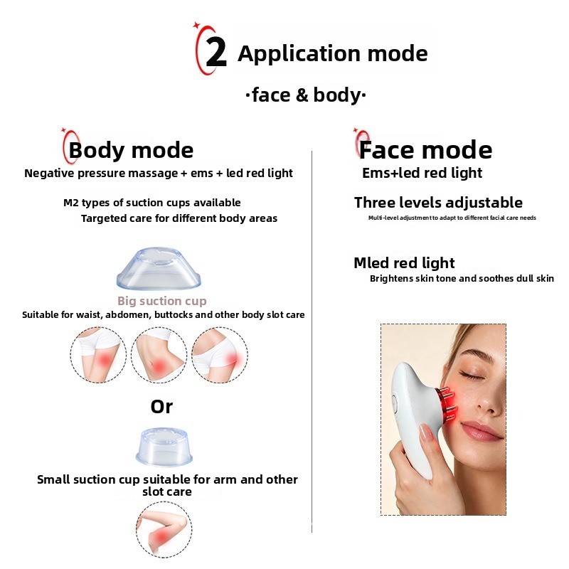 EMS（電気筋肉刺激）美顔器、陰圧吸引、LED赤色光照射、顔 - Beauty & Makeup Katia Di Paola のレビューと価格